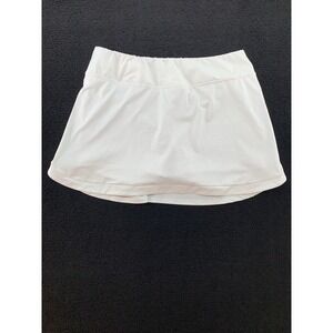 Augusta Sportswear Women's White Athletic Skirt with Built-in Shorts‎ Size S